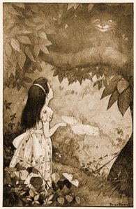 This Time It Vanished Quite Slowly, Illustration for Lewis Carroll
